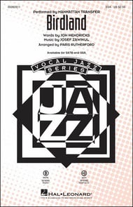 cover Birdland SSA choral sheet music cover